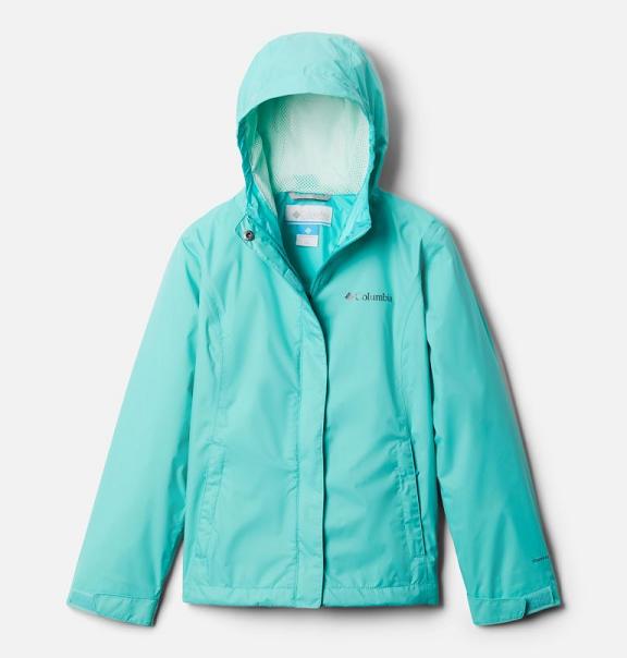 Columbia Arcadia Waterproof Jacket Blue For Girls NZ6912 New Zealand